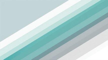 Fototapete - Diagonal teal and gray stripes forming geometric pattern, providing sleek visual texture for design projects, digital backgrounds, professional layouts