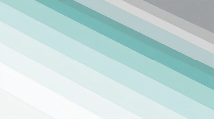 Fototapete - Diagonal teal and white stripes forming dynamic geometric pattern, providing contemporary visual design element with bold graphic impact