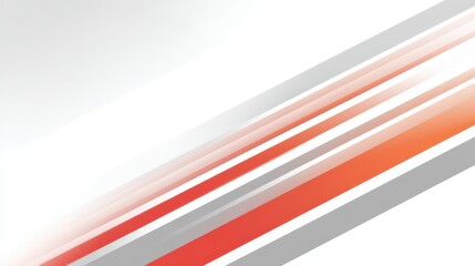 Fototapete - Diagonal red and grey stripes generating dynamic visual energy with modern abstract design, suitable for graphic layouts requiring contemporary visual impact