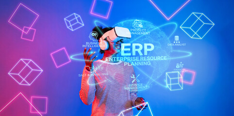 Poster - Explore the intersection of virtual reality and data management, focusing on project management and business intelligence to enhance decision-making and operational efficiency. XDMCP