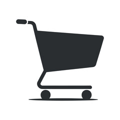 Fototapete - Shopping Cart Icon Vector Illustration A Simple and Clean Design for E-commerce Websites Online Stores and Retail Businesses Perfect for UI UX Design and Mobile Apps