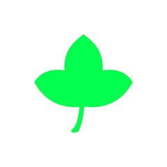 Poster - A Vibrant Green Leaf Design on Transparent Backdrop Perfect for Nature-Themed Projects, Botanical Illustrations, and Eco-Friendly Designs in Various Applications