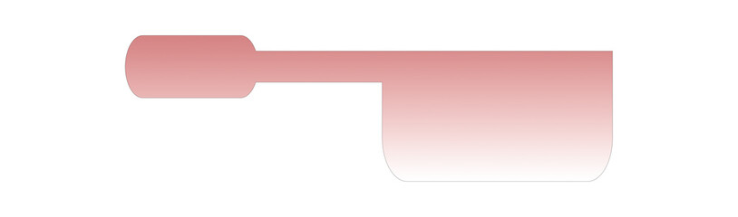 Poster - A Soft Pink Frying Pan Icon Displayed on a Clear Backdrop Representing Cooking, Food Preparation, and Culinary Tools in a Gentle and Appealing Style