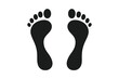 © Shein - Realistic Human Footprint Silhouette, Barefoot Step Mark, Black Foot Traces, Transparent Background, Vector Illustration, Isolated Feet Symbol, Walking Path, Pedestrian Concept, Anatomy, Track Pattern
