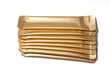 © ADDICTIVE STOCK - Gold collagen jelly sachets on white backdrop