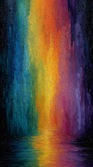 Poster - Painting of a multicolored painting
