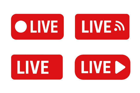 Click here button set with hand cursor pointer. Modern vector collection for website design. Call to action web element. UI UX interface symbol. Computer mouse click icon.