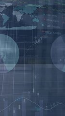 Poster - Animation of financial data processing over globe