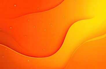 Aufkleber - Abstract Orange Yellow Fluid Swirls Background Design