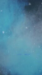 Poster - Animation of glowing light spots and clouds moving over black background