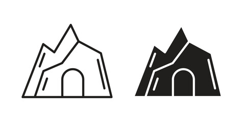 Fototapete - cave icon symbol concept. Icons for web and mobile.