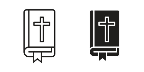 Fototapete - Bible icon symbol concept. Icons for web and mobile.