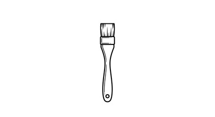 Poster - Vector paint brush illustration for art supplies and painting equipment projects with artistic design tool icon