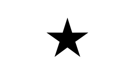 Poster - Vector download black star vector image for free use, star shape graphic design element, five pointed star art