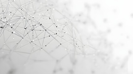 Poster - Abstract network design with interconnected points and lines.