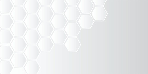Poster - modern hexagon pattern background vector. retro styled concept. geometric hexagon texture background. polygon pattern.