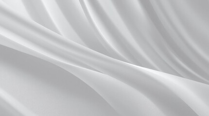 Poster - Abstract of white pattern, smooth shape, architecture facade details,Perspective of future building design, Parametric wall. 