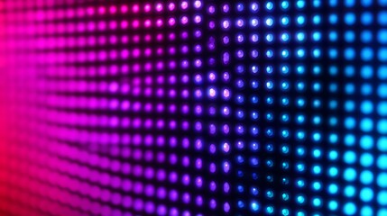 Poster - Vibrant LED Light Display: Abstract Background Texture with Pink, Purple, and Blue Gradient for Digital Designs