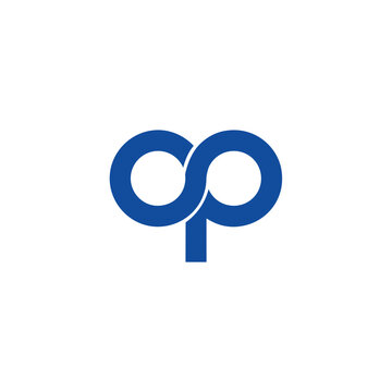 Letter op Logo Simple Minimalist