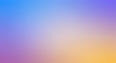 Wall Mural - elegant blue and orange gradient wallpaper with soft, undulating patterns, offering a clean, modern 