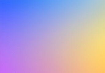 Wall Mural - modern abstract background featuring a smooth blue to orange color gradient and gentle flowing waves