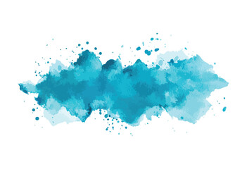 Poster - Abstract watercolor background, isolated illustration