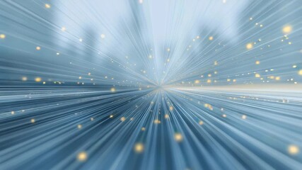 Poster - Abstract light and color burst effect in a digital space with glowing particles and soft focus