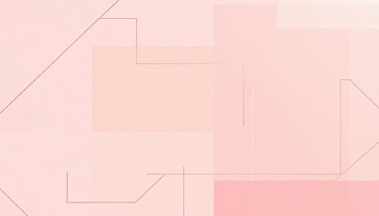 Poster - Abstract pastel paper texture with minimal geometric shapes and lines, delicate, soft