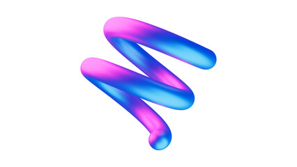 Fototapete - 3d Torus or Ring Tosca, realistic rendering of 3d geometry shape object