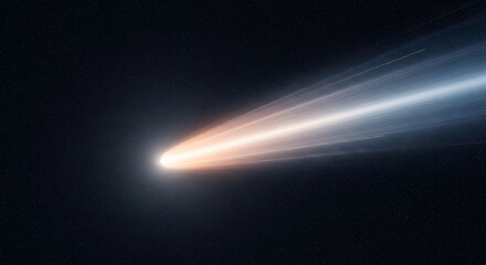 Wall Mural - cosmic speedster: a stellar journey - a hypervelocity star streaks across the cosmos, symbolizing sp