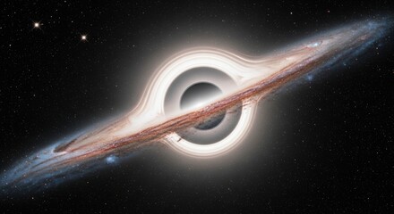 Wall Mural - cosmic dance of the quasar - a swirling cosmic dance, energy, light, gravity, and mystery. it symbol