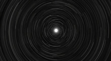 Wall Mural - celestial rotation star trails - stunning image of concentric star trails creating a mesmerizing cir