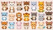 © Raka - Cute animal stickers