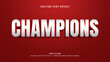 © cuplis design - champions editable text effect