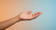 © onehourhappiness - Female Palm Extended in Gentle Light