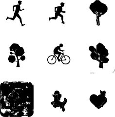 Fototapete - Abstract Vector Graphic Design with Geometric Shapes and Clean Lines for Creative Projects