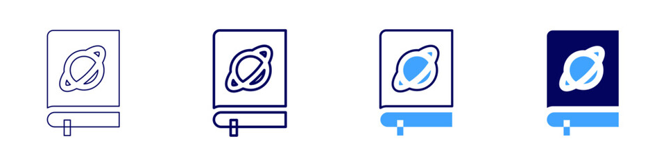 Poster - Reflex action icon in 4 different styles. Thin Line, Line, Bold Line, Duotone. Duotone style. Editable stroke