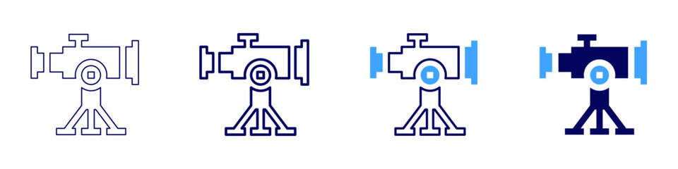 Poster - Scientific innovation icon in 4 different styles. Thin Line, Line, Bold Line, Duotone. Duotone style. Editable stroke