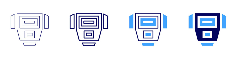 Poster - Scientific revolution icon in 4 different styles. Thin Line, Line, Bold Line, Duotone. Duotone style. Editable stroke