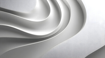 Poster - Minimalist White wave quality modern abstract background design. for website, banner, poster, brochure