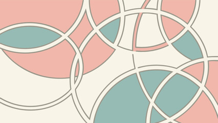 Poster - Abstract circles pattern design vector illustration for background wallpaper and fabric design use cases