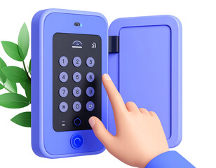 hand holding mobile phone