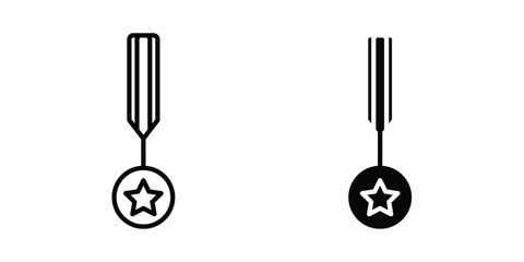 Fototapete - Condecoration icon line style graphic design .editable vectors.