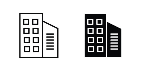 Fototapete - Company icon line style graphic design .editable vectors.