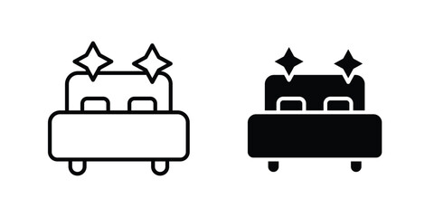 Fototapete - Clean Room icon line style graphic design .editable vectors.