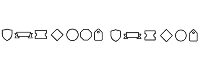 Poster - Shapes and symbols displayed in a linear arrangement emphasize design versatility and creativity in crafts