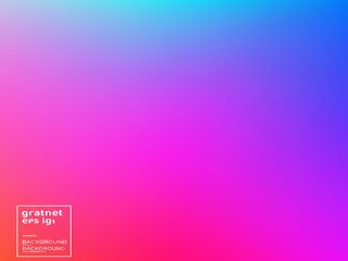 Poster - Vibrant Pink and Blue Gradient Background: Smooth, Modern, Abstract Texture for Design Projects