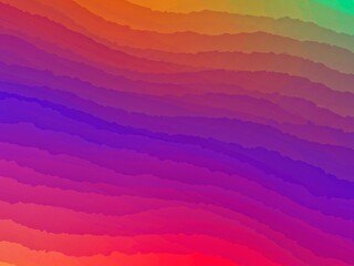 Leinwandbilder - Abstract Vibrant Gradient Background:  Warm to Cool Hues in Diagonal Stripes, Textured Paint Effect, Modern Design.