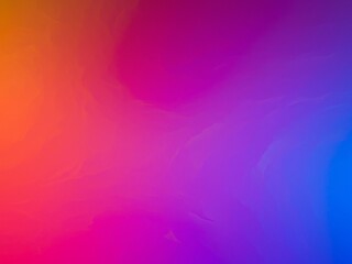 Poster - Abstract Vibrant Gradient Background:  Orange, Pink, Purple, and Blue Hues Blend Seamlessly for a Dreamy, Energetic Mood.