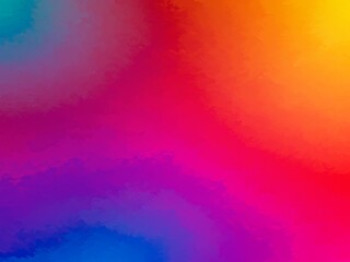 Leinwandbilder - Vibrant Gradient Background: Abstract Colorful Watercolor Texture, Energetic and Dynamic Design
